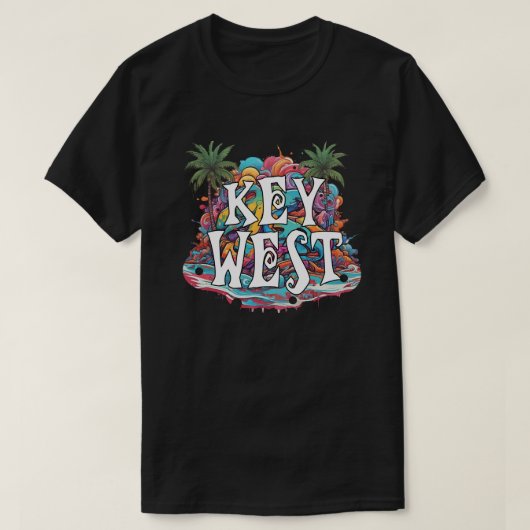 T-shirt Key West KW-0001 directement à l'impressio (Design devant)