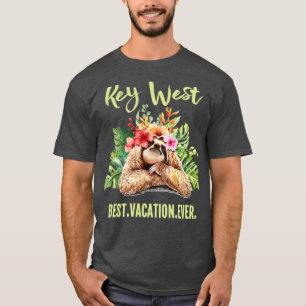 T-shirt Key West Meilleur Vacances Jamais Cadeau Souvenir