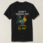 T-shirt Key West ne touchez pas à mon coq  (Design devant)