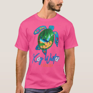 T-shirt Key West Sea Turtle Floride Vacances Famille Voyag