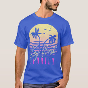 T-shirt Key West South Florida Vintage Tropical Sunset Pal