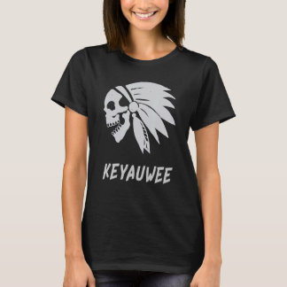 T-shirt Keyauwee Amérindien Né Liberté Mal