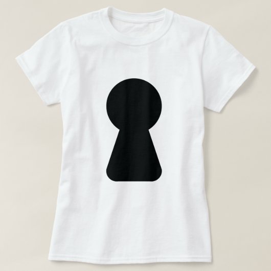 T-SHIRT KEYHOLE (Design devant)