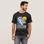 T-shirt Keystone Colorado Retro Ski (Devant entier)