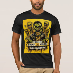 T-shirt Keytar zombie