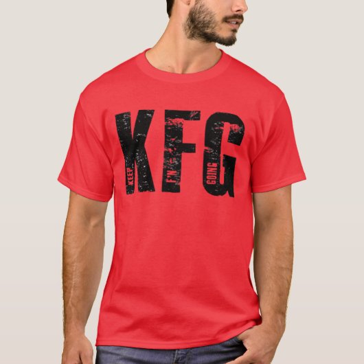 T-shirt KFG Garder F'N De Style Militaire (Devant)