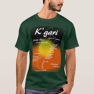 T-shirt Kgari dans ses vraies couleurs drôle