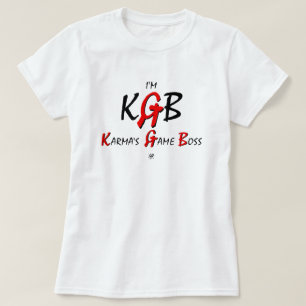 T-shirt KGB & karma pun v1