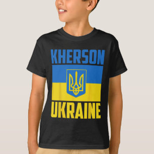 T-shirt Kherson Ukraine Drapeau de la Victoire Ukrainien B