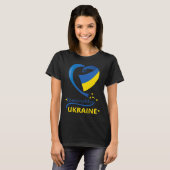 T-shirt Khmelnytskyï Ukraine Drapeau National Emblème de C (Devant entier)