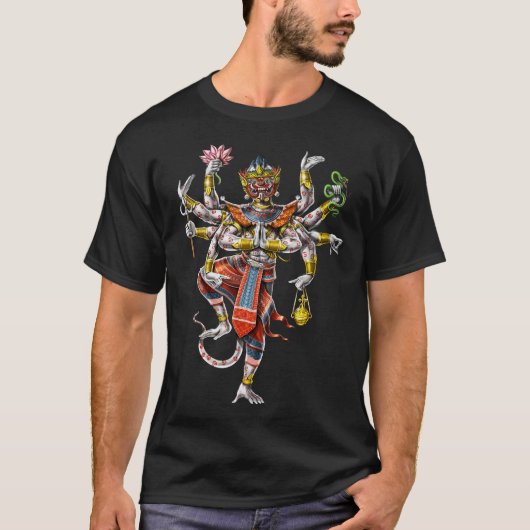 T-shirt Khmer Hanuman au Cambodge (Devant)