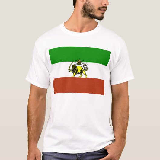 T-shirt khorshid de shiro - drapeau de l'Iran (Devant)