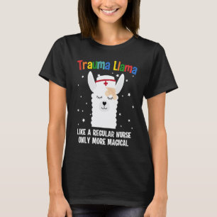 T-shirt Ki Cute Trauma Lama Infirmière Costume Soi