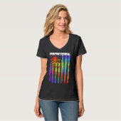 T-shirt Ki Tie Dye US Flag Paraprofessional Costume Back T (Devant entier)
