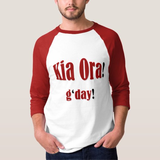 T-shirt Kia Ora ! (Devant)