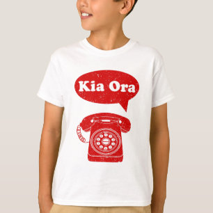T-shirt Kia Ora Te Reo Maori
