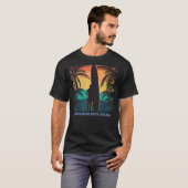T-shirt Kiawah Island South Carolina Sc Palm Tree Surfbott (Devant entier)
