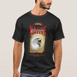 T-shirt Kichtawank Native American Eagle Spirit Vintage Ho