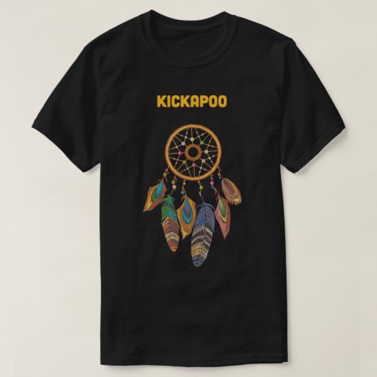 T-shirt Kickapoo Tribe Amérindienne d'Amérique Vintage Dre (Design devant)