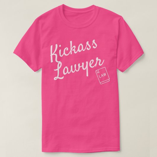 T-shirt Kickass lawyerwhite (Design devant)