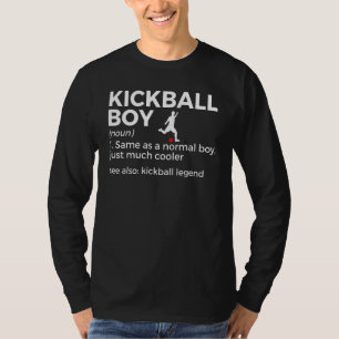 T-shirt Kickball Boy Definition Kickball Player Kickball L