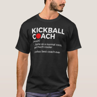 T-shirt Kickball Coach Définition Meilleur Coach Ever Kick