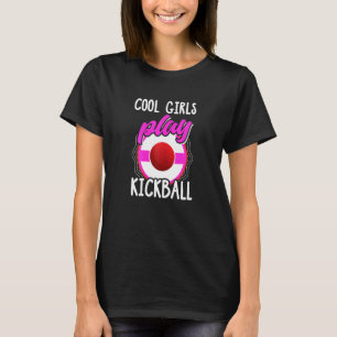 T-shirt Kickball Girls Kickball Sport Kickball Joueur