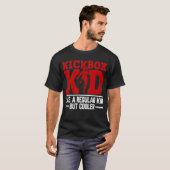 T-shirt Kickbox Kid - Like A Regular Kid But Cooler - (Devant entier)