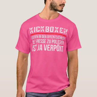 T-shirt Kickboxer Kickboxer drôle