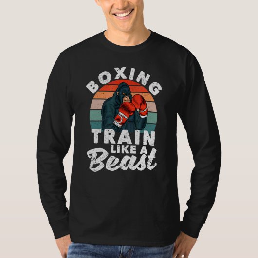 T-shirt Kickboxer Kickboxer Gym Boxer Boxer Train Comme Un (Devant)