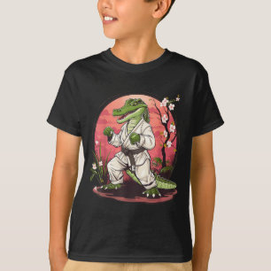 T-shirt Kickboxing Crocodile Taekwondo Karaté MMA Drôle