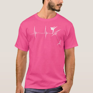 T-shirt Kickboxing Heartbeat Ekg Pulse Tkw Mixed martial a