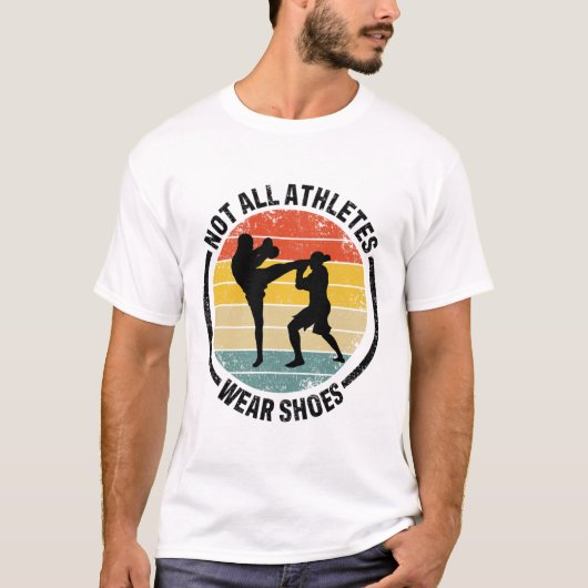T-shirt Kickboxing Kick Boxing Tous les athlètes ne porten (Devant)