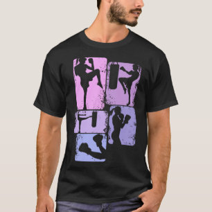 T-shirt Kickboxing Kickboxer Taekwondo Karaté Filles Enfan