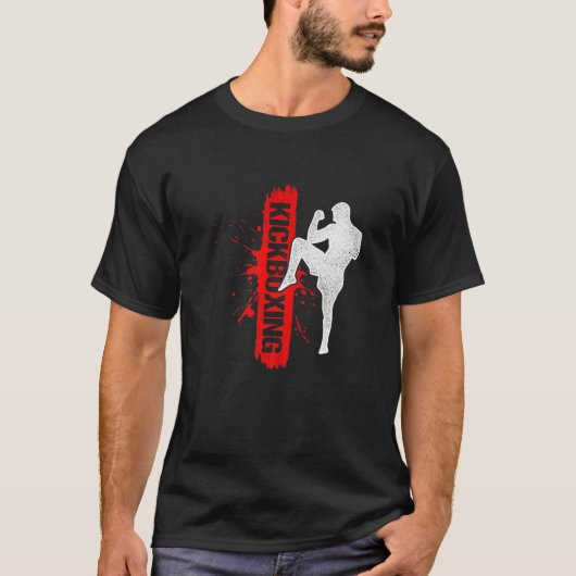 T-shirt Kickboxing Skilled Kick Boxing Workout (Devant)