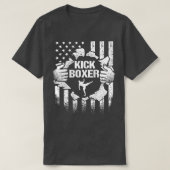 T-shirt Kickboxing Taught Kick Boxing Exercice imprimer (Design devant)