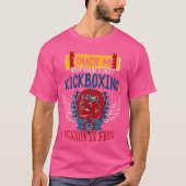 T-shirt Kickboxing Touch Me Et Votre Première Leçon Est Gr (Devant)