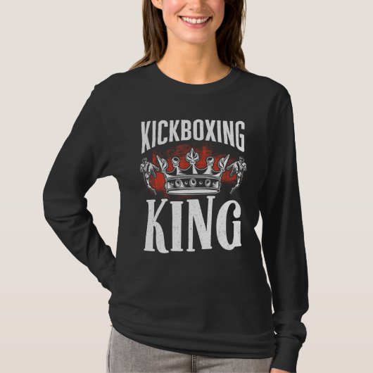 T-shirt Kickboxing Vintage Kickboxing King (Devant)
