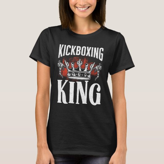 T-shirt Kickboxing Vintage Kickboxing King (Devant)