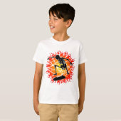 T-shirt kickflip squelettique (Devant entier)