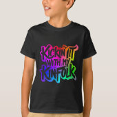 T-shirt Kickin'It Avec Mon Kinfolk Funny Family Reunion (Devant)
