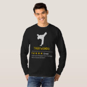 T-shirt Kickstart Laughter : Taekwondo - Moins cher, Plus  (Devant entier)