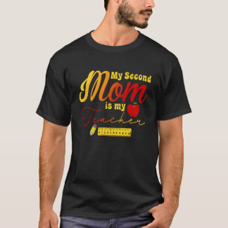 T-shirt Kid Boy Girl's Deuxième Maman Est Ma Professeure R
