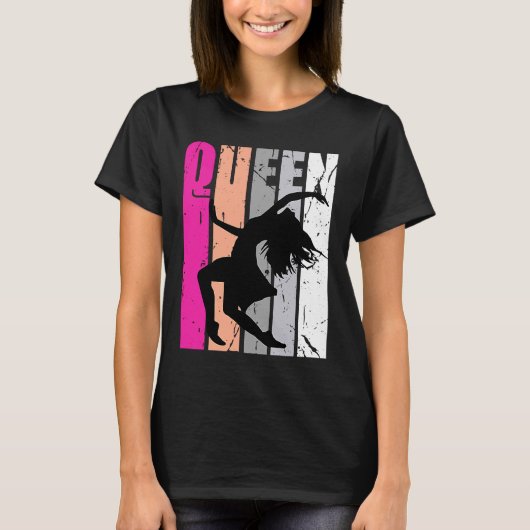 T-shirt Kid Dance Queen Anniversaire Joli train d'entraîne (Devant)