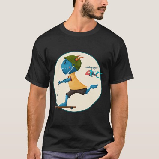 T-shirt Kid Monstro Go! (Devant)