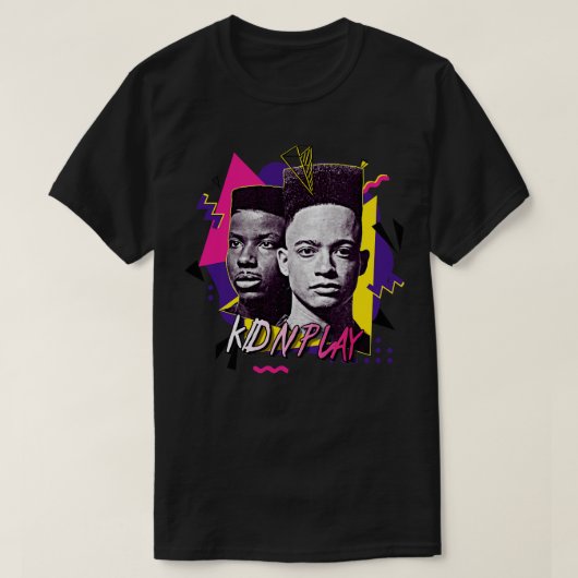 T-shirt Kid N Play Retro 90s FanArt graphique (Design devant)