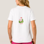 T-shirt Kid T Shirt designed "Peas & Love" (Dos)