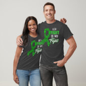 T-shirt Kidney Disease Awareness Her Fight Green Ribbon (Unisexe)