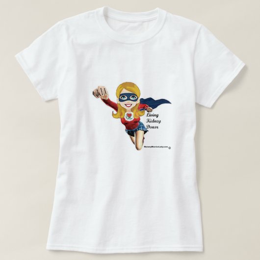 T-SHIRT KIDNEY DONOR MOMMY WARRIOR (Design devant)