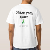 T-shirt kidneywalkT (Dos)